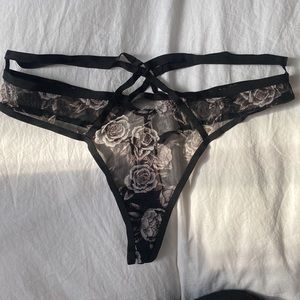 Victoria Secret Floral See Through Panties - NWT